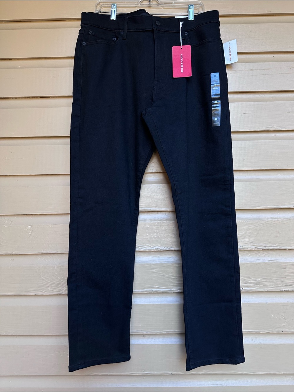 Lucky Brand Men’s 410 Athletic Straight Jeans Black Size 36 x 32